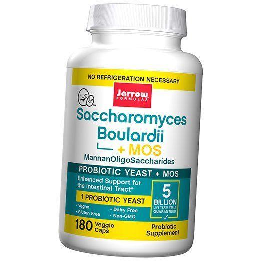 Komplex aus Probiotika Saccharomyces Boulardii, Saccharomyces Boulardii plus MOS, Jarrow Formulas 90vegcaps (69345002)