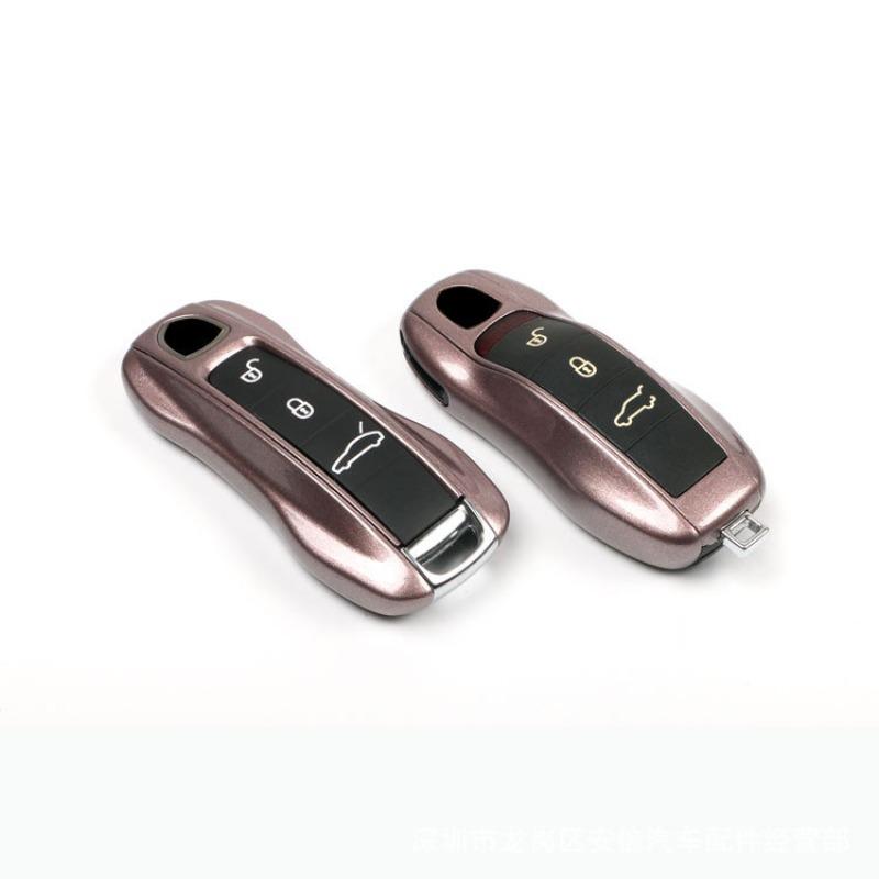 DFRG8 Car Key Case Key Cover Shell Case Protective Cover Accessories For Porsche Cayenne Taycan 911 718 Macan Panamera