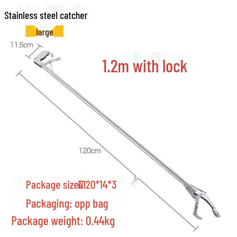 Telescopic Stainless Steel Fish, Shrimp, and Eel Catcher Hook