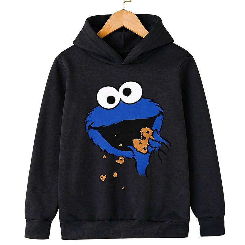 Spring and Autumn Cartoon Print Children's Hooded Hoodie Top New Casual Fashion Kid Sweatshirt Coat Boys/Girls Hooded Pullover
