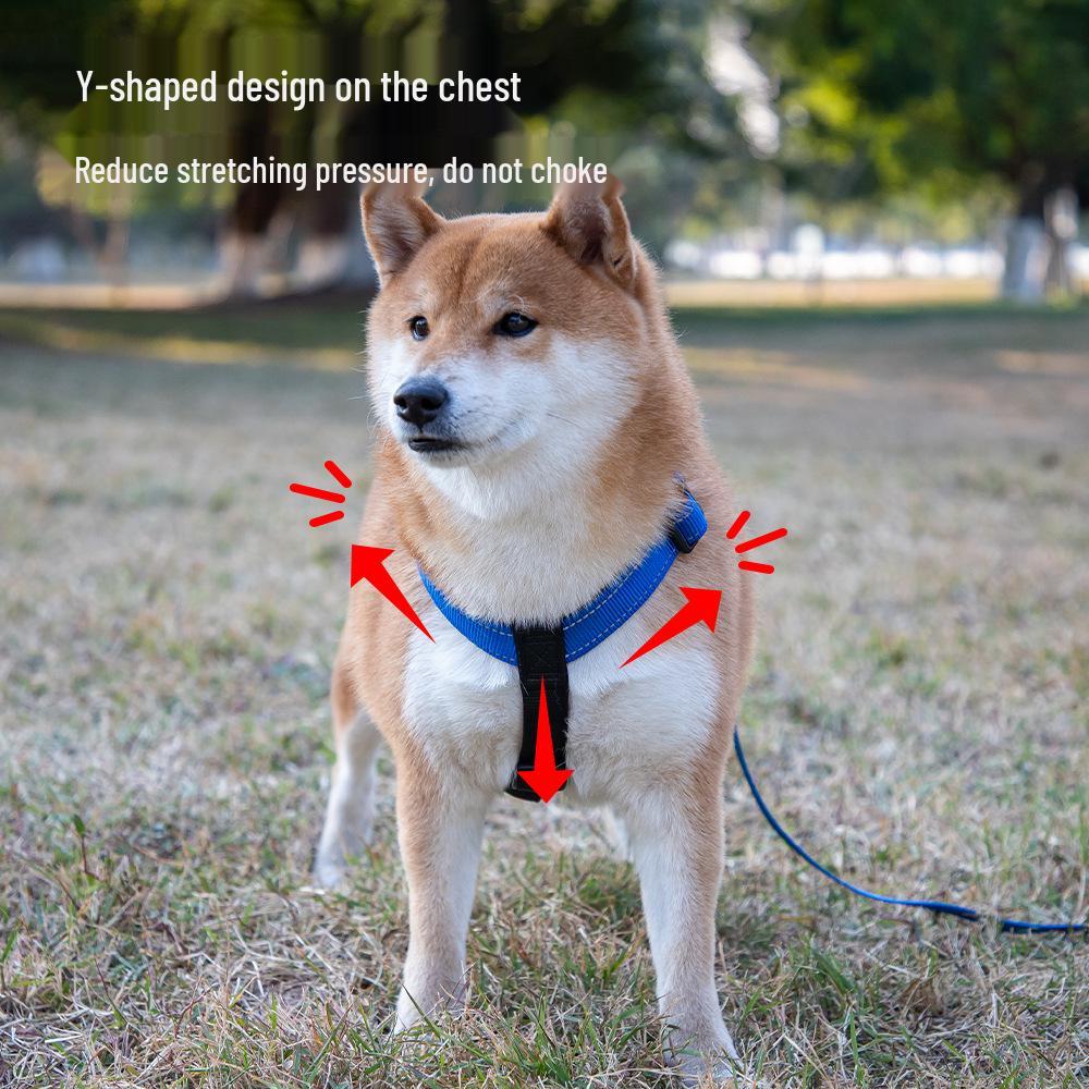 Dog Leash Vest: H-Type Chest Harness for Small To Large Dogs - Outdoor Walking Gear
