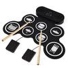 Portable Hand-Rolled Silicone Jazz Electronic Drum Set - Silent Practice Percussion Instrument