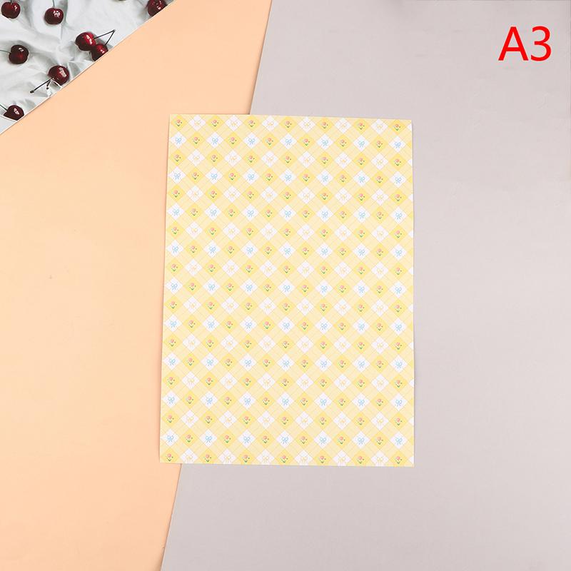 1:12 Dollhouse Sticker Miniature Colorful Wallpaper Background Diy Accessories