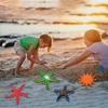 Authentic Sea Star Animal Models For Kids Educational Beach Toys Colorful Pvc Set