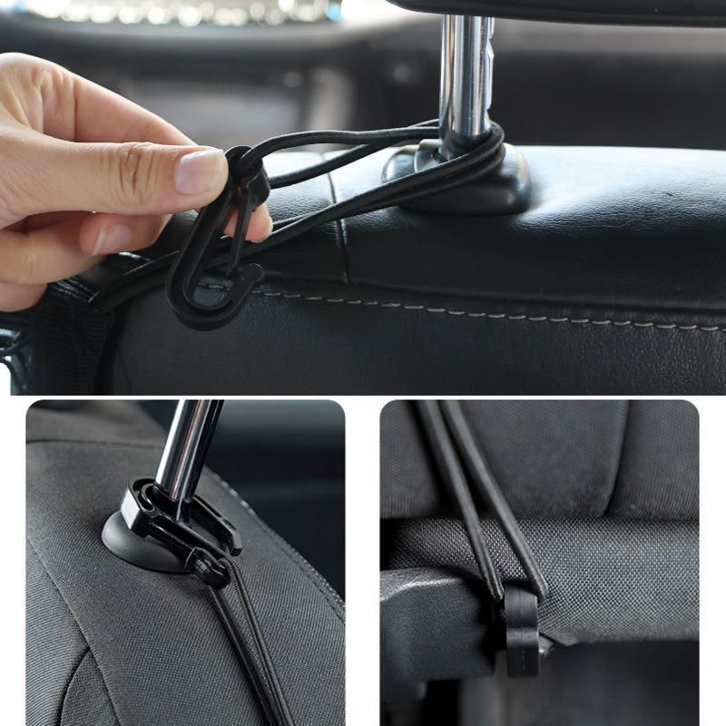 Net High Elastic Double Layer Motorcycle Nets with Hooks Luggage Net for Motorcycle Cargo Helmet Storage Bungee Cargo 30x30cm