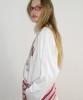 RONRON Vintage Double Ribbon Long Sleeve White