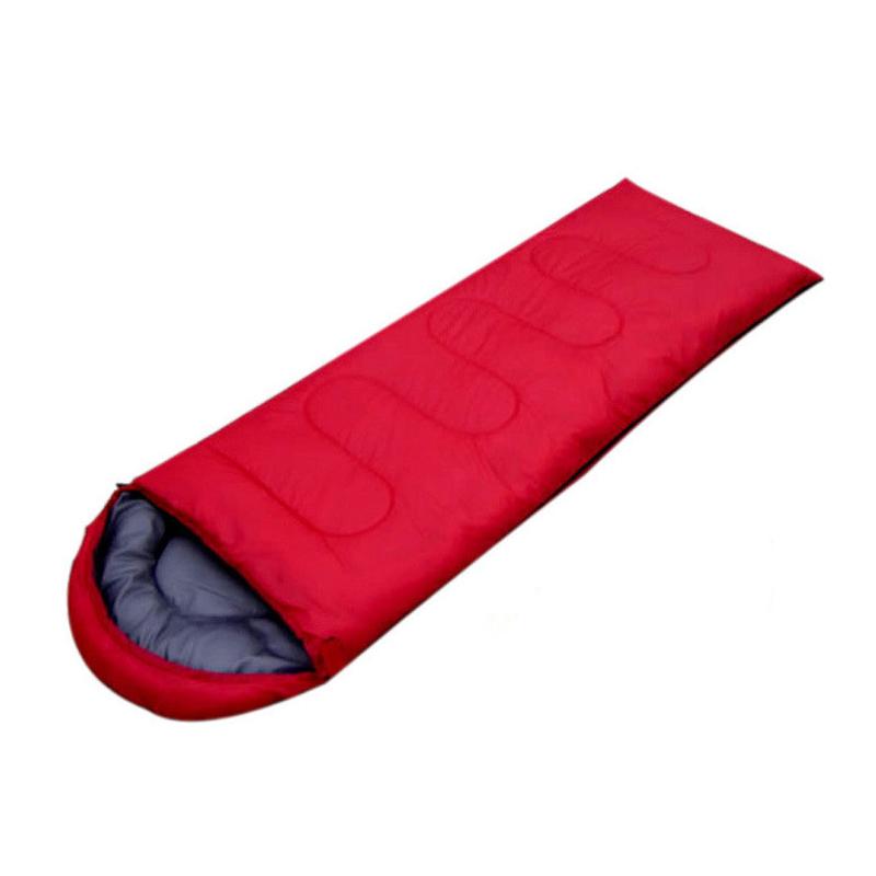 Sac de dormit pentru camping, ușor, 4 sezoane, plic cald, rucsac, sac de dormit de iarnă, din bumbac, în aer liber