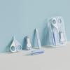 Safe Baby Nail Clipper Set: Anti-Pinch Scissors & File for Newborns and Children