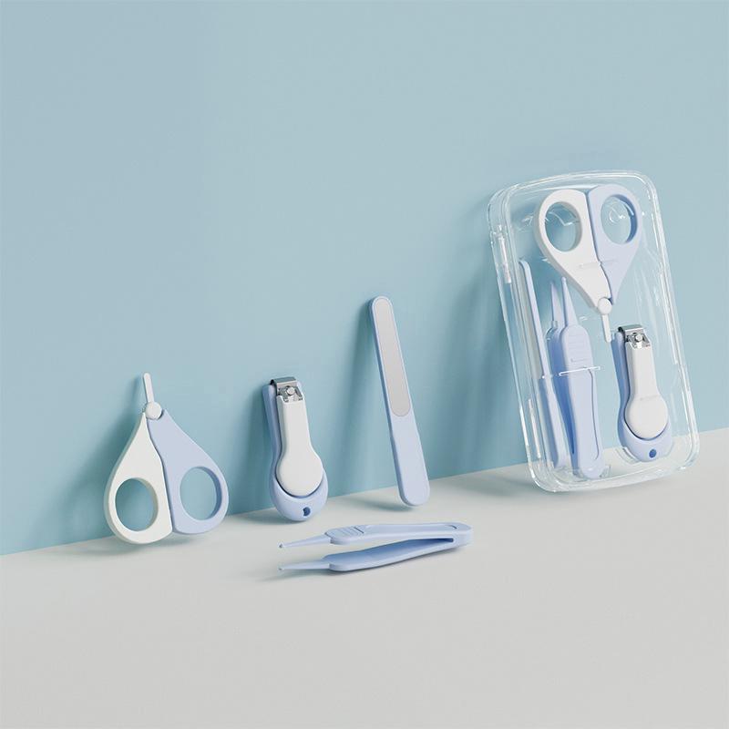 

Safe Baby Nail Clipper Set: Anti-Pinch Scissors & File for Newborns and Children