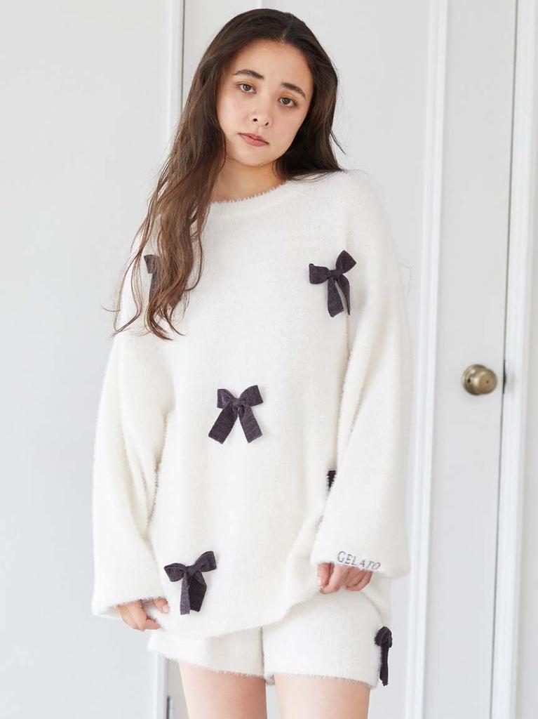 Gelato Pique Ribbon Shorts PWNP244072 DGRY Women's