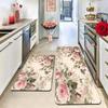 1PC Handdraw Owls Printed Decor Kitchen Rugs Non-Slip Home Door Mats Bathroom Rugs Bath Mat Carpet for Home Sink Laundry Decor