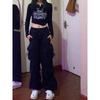 Women's Retro Hip Hop Wide-Leg Workwear Pants