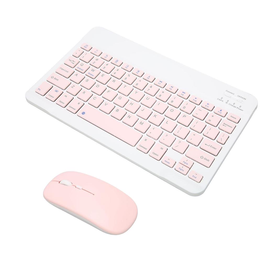 Kablosuz Klavye Mouse Seti 10in Bilgisayar Klavyeleri Fare Kombosu Tablet Cep Telefonu Bilgisayar için