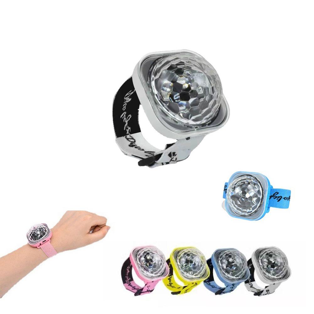 Mini Ștrumpf Ceas Portabil Lumină Colorată Control Sunet Lumini de Scenă Disco Lampă Ambientală Pentru Acasă Ktv Bar