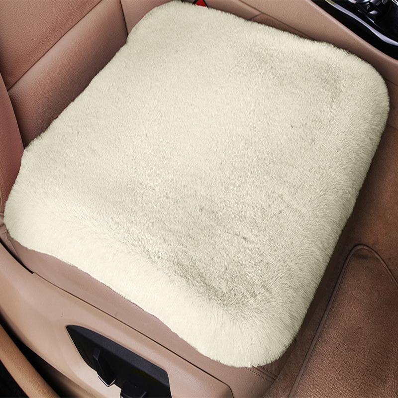 Plush Seat Cover Cushion For Chevrolet Citroen Infiniti HAVAL Peugeot Winter Warm Plush Seat Protector Interior Accessories