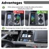 Center Console Gear Shift Hidden Cover Organizer for Ford F150 -2024 2025 Adapter ert Tray Cubby Hidden Cover Storage Box