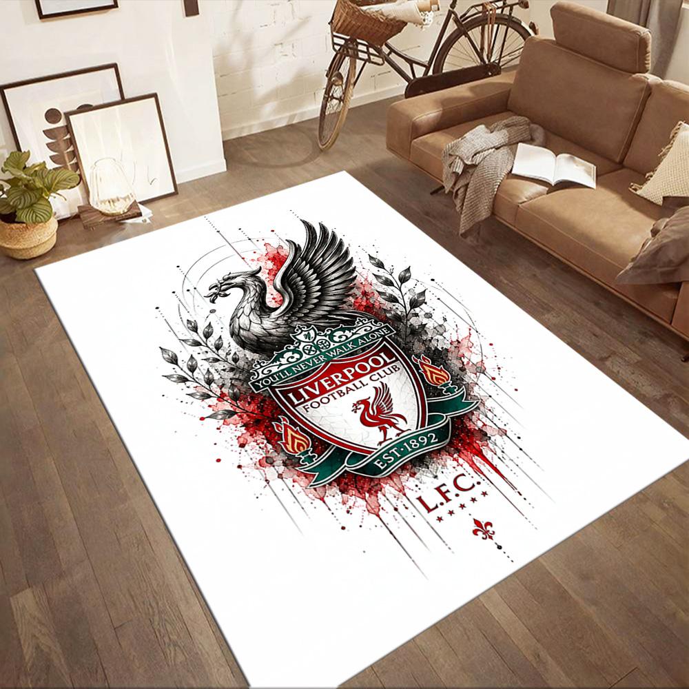 Liverpool Football Club Floor Mat Suitable For Game Room Playrooms Foyer Decorate Room Antislip Carpet Decorate Offices Wedding Party Gift