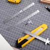 6Inch 15cm Metric Scale Ruler Pocket Ruler with Detachable Clip Precisions Pocket Ruler for School Engineer A0KF