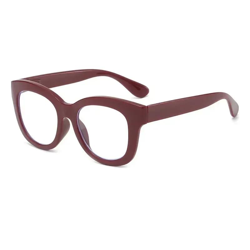

Ladies retro and fashionable anti-blue light high-definition lenses, unisex reading glasses and hyperopia glasses 1.50 красный