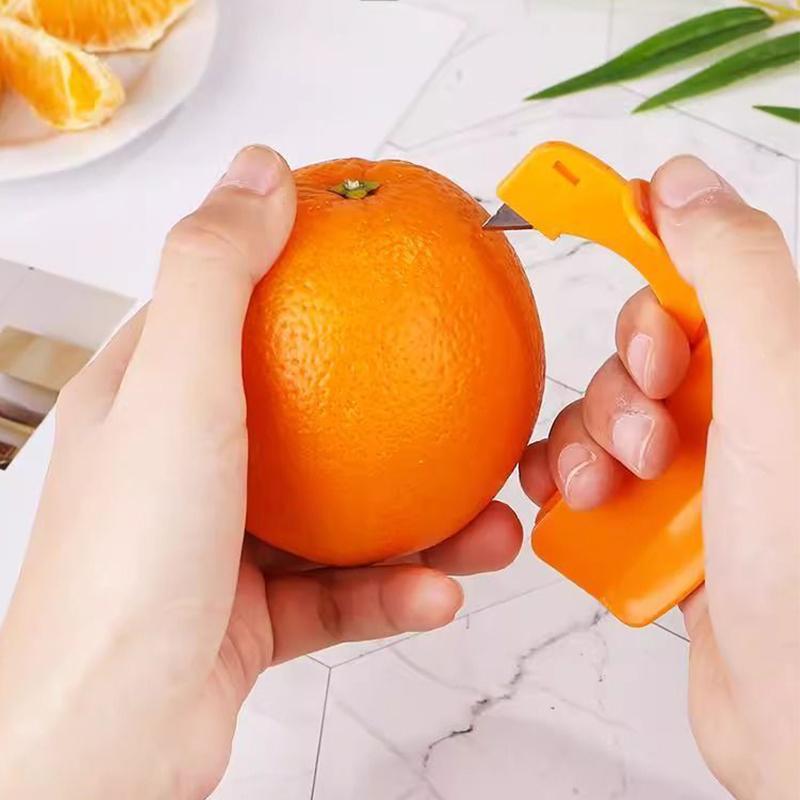 Multifunktionell Vikbar Apelsinskalare Öppnar Apelsiner Skala Fruktkniv Hushållsföremål Grönsaksverktyg