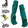 60 cm/24 Zoll Bissfeste Handschuhe für Tierhandling, Gartenarbeit, Hundetraining