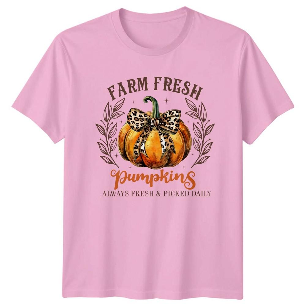 Farm Fresh Pumpkins Always Fresh Unisexs TShirt Farmhouse Fall Season