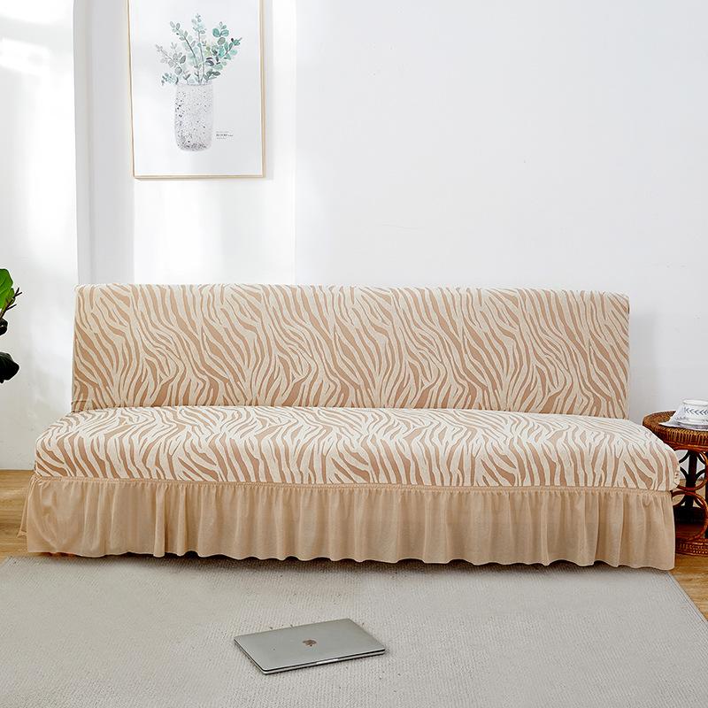 Amazon English Version Armless Sofa Bed Skirt Cationic Winter Thickened Sofa Cover
