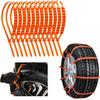 20PCS Snow Tire Cha, Universal Emergency Tire Cha, Adjustable Plastic Anti-Skid Ties, Safety Cha For Most Cars, SUV Trucks, Safety Cha Anti-Skid Cha,