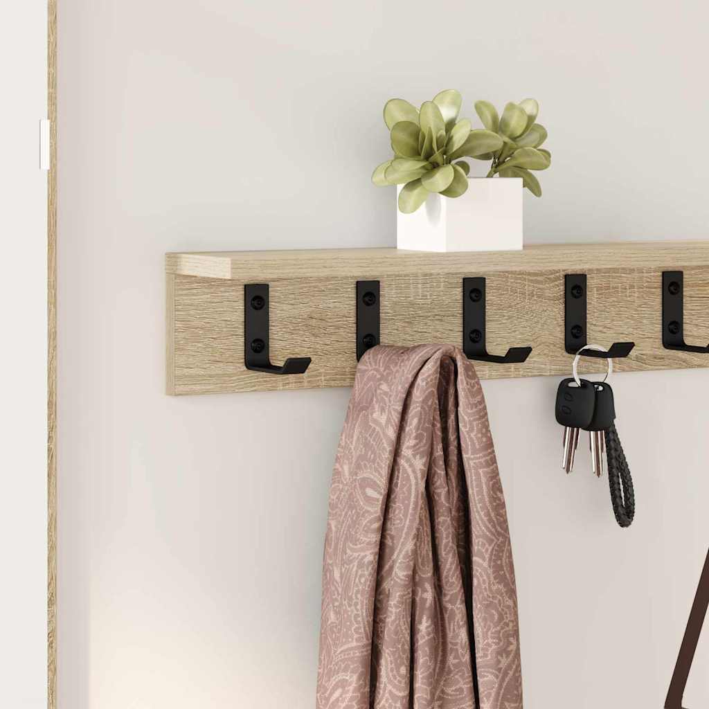 Wall Mounted Nightstand Sonoma Oak 100 X 10.5 X 10.5 Cm