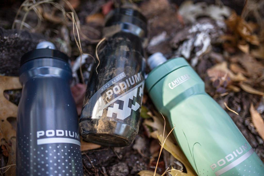 CAMELBAK Podium Custom Bottle, 620ml, Clear/Black