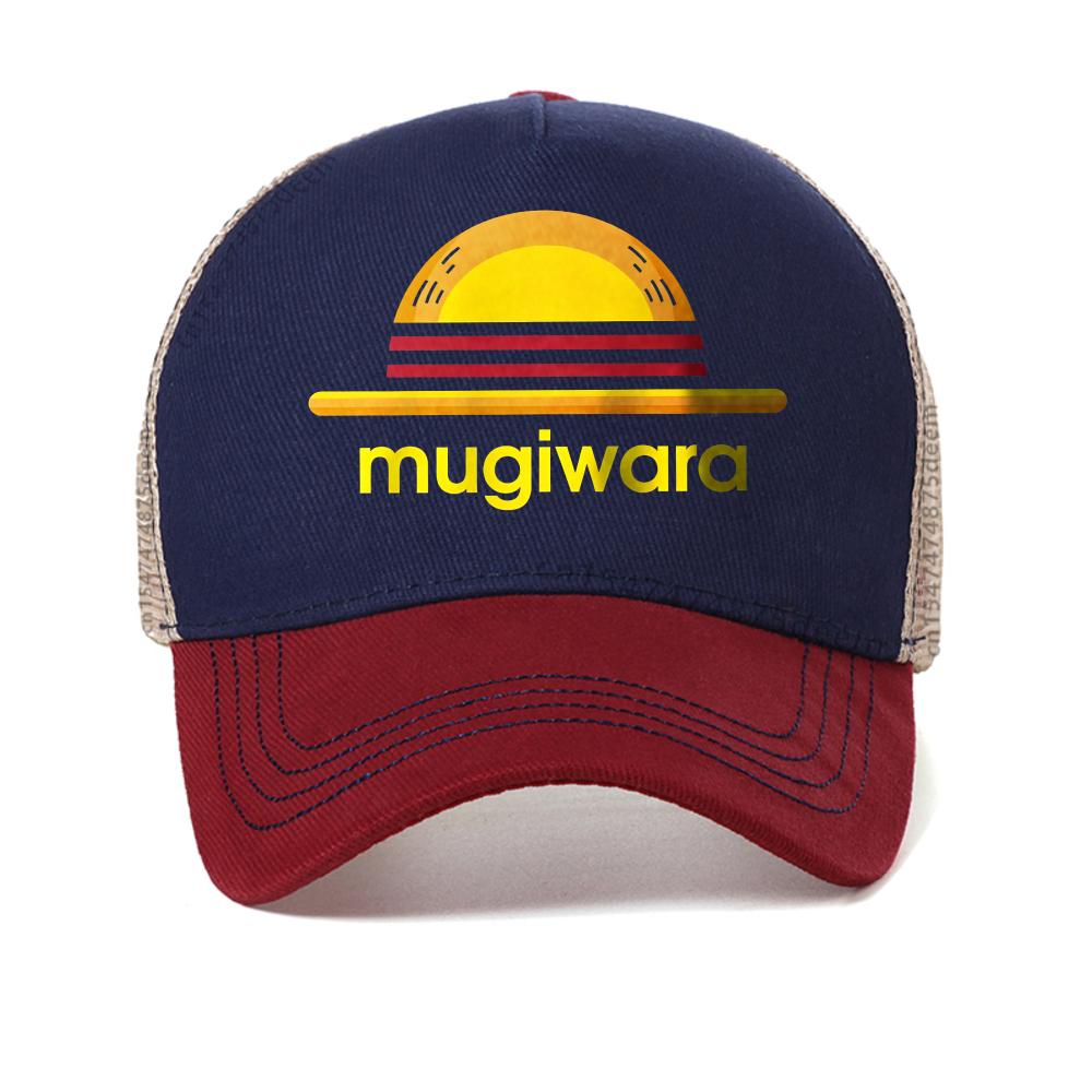 

Men s Mugiwara Printed baseball cap Classic Vintage Graphic caps for Men Women Summer Cute mesh sun hat fashion Snapback hats Adjustable красный