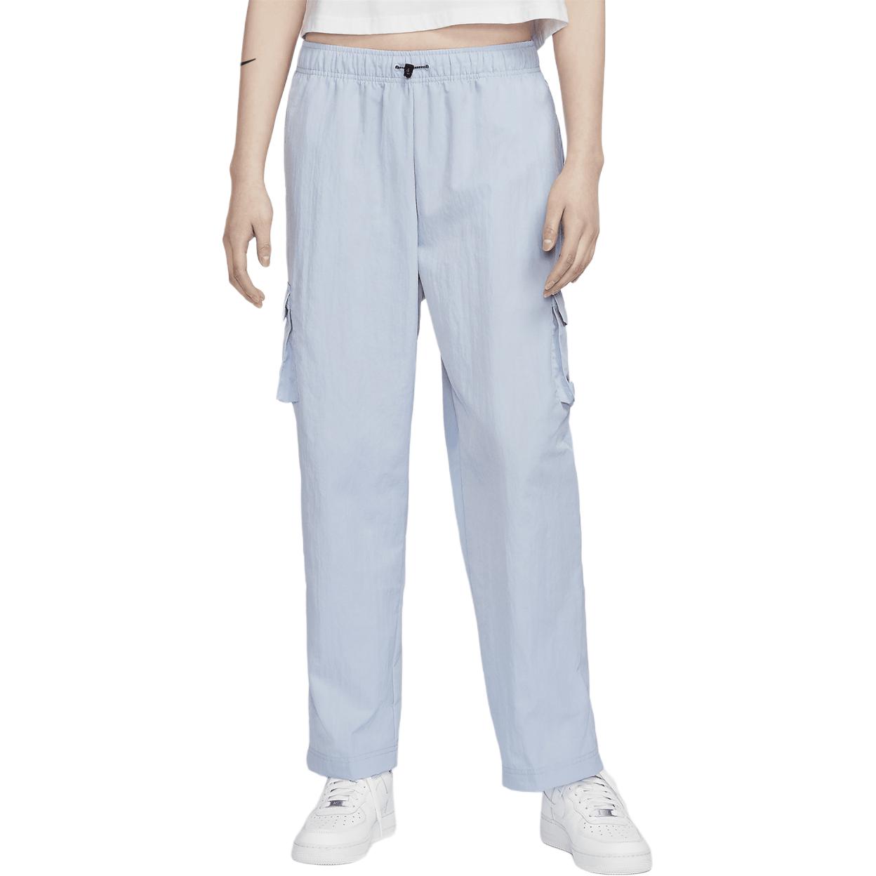 

Новые повседневные брюки серии Nike Sportswear Essentials для женщин, небесно-голубые, DO7210-441 170/74A/XL