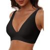 Seamless Wireless Bra Deep V Comfortable Padded T-Shirt Bra Invisible Daily Wear for Women