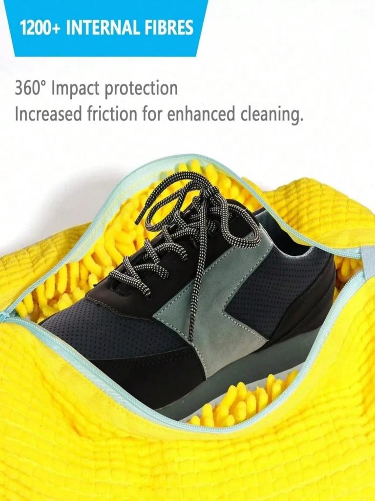 1pc 161 Degree Shoe Laundry Wash Bag Universal Shoes Use - Shape Preserving,Washable Dryable Protective Washing Pouch
