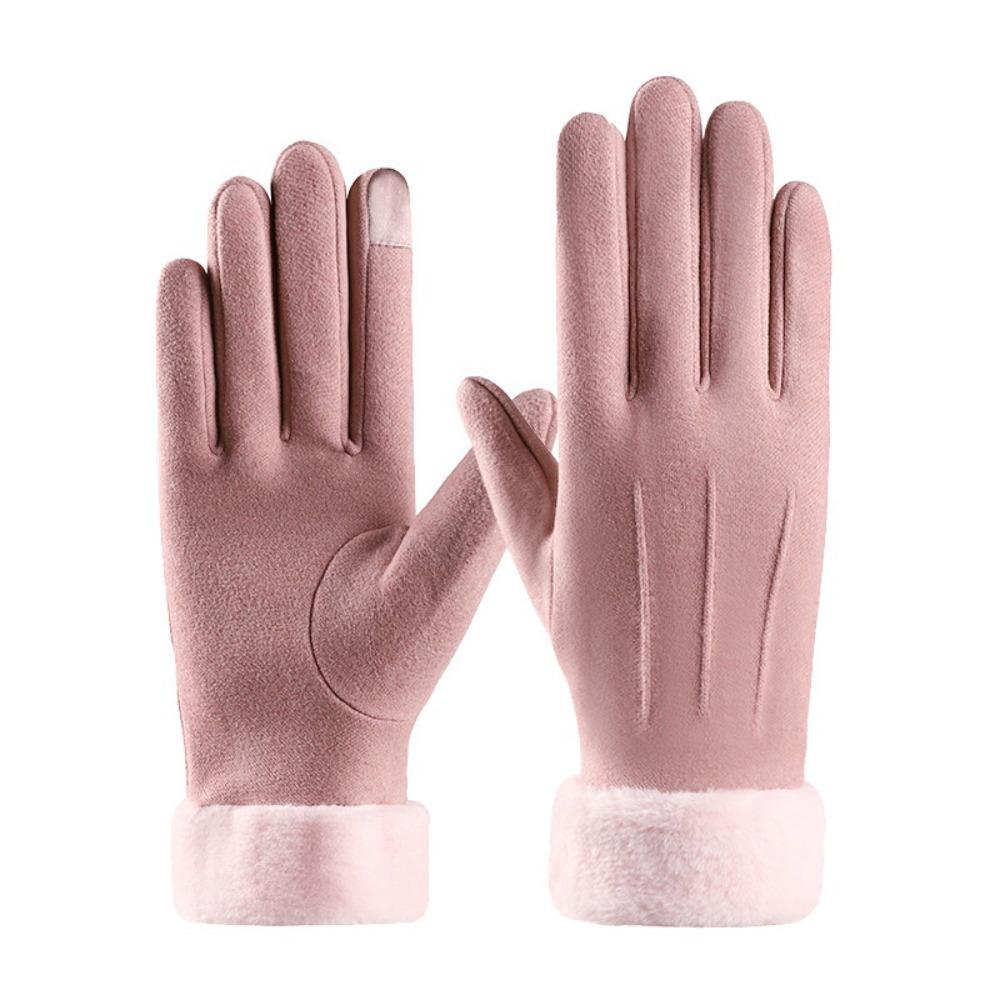 Fashion Thick Gloves Outdoor Guantes Driving Gloves Women