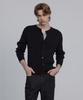 DECOROSO Mix Ribbed Round Cardigan [Black]