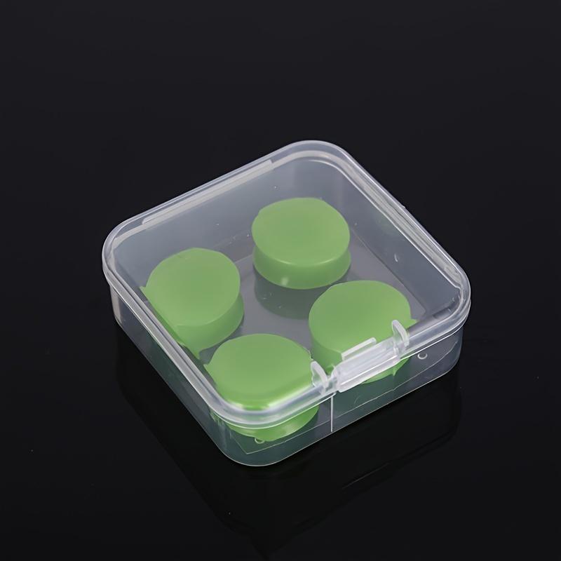 

2/4/8 шт. Формуемые силиконовые затычки для ушей, Затычки для ушей для сна, плавания, водонепроницаемые, для путешествий, поездок на работу, принимающие форму для различных размеров ушей 4-pack зелёный