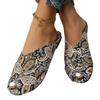 Wind Flat-bottomed Slippers Slippers Female Fashion Summer New Fashion Ethnic Print