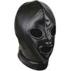 Lederhaube Maske Offener Mund Augen Vollgesichtsabdeckung Kostüm Fesselspielzeug