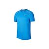 T Shirts Men's Peace Blue Crew Neck Moderate AQ9920-402