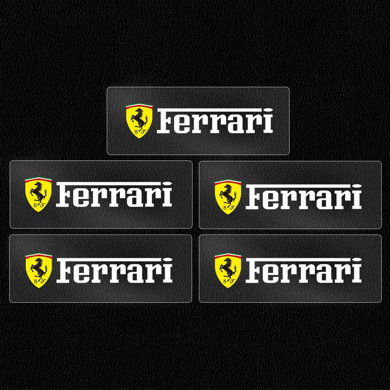 3D Metall Auto Embleme Aufkleber Kreatives Logo Abzeichen Wasserdicht Dekorativer Aufkleber Für Ferrari Roma 488 Portofino F8 Roma Spider SF90