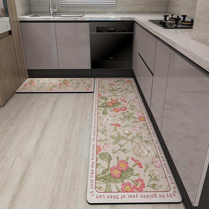 Kitchen Floor Mats / American Light Luxury / Absorbent Oil / Non-Slip Dirt / Easy To Take Care Of Diatomaceous Earth