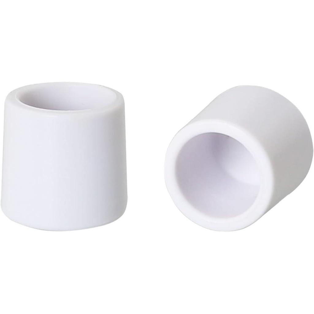 Door Stop Bumper Tips DGBRSM 8pcs White 0.4 Inch Door Rubber Stop Bumper Replacement Stopper Tips Caps Protect Doors & Wall Household Door Stopper