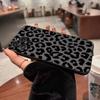 Black Leopard Print Trendy Phone Case For Samsung Galaxy S25 Ultra S26 S24 S23 FE S22 Plus S21 S20 A54 A55 A35 A15 Soft Cover
