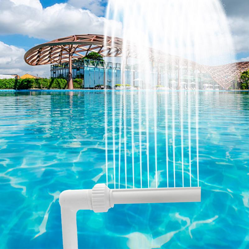 Swimming Pool Waterfall Fountain Spray Single Fountain Heads Water Sprinklers Pools Spa Garden Decorations Pool Accessories