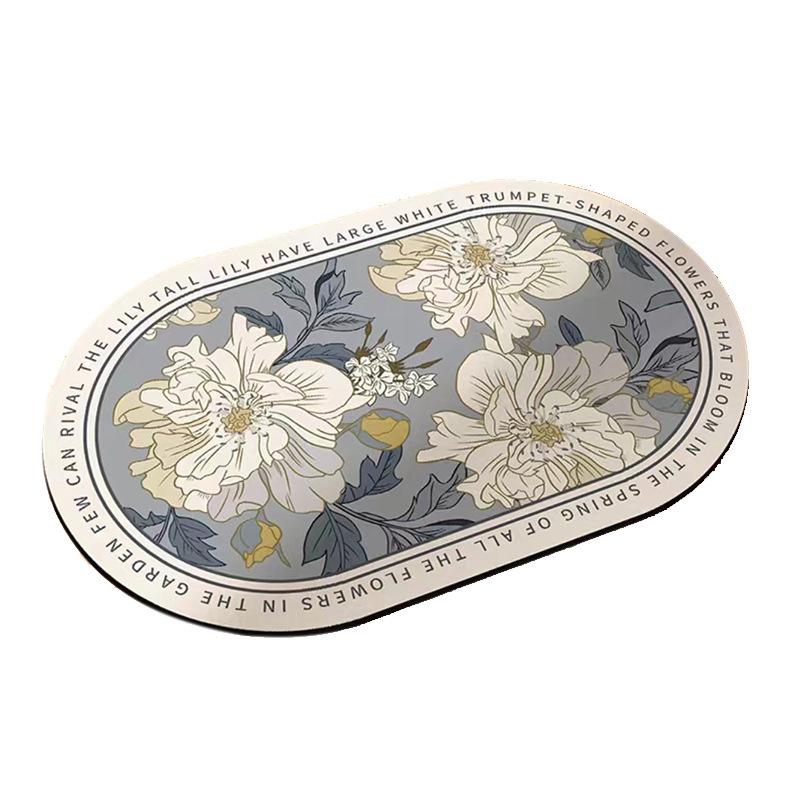 American Bathroom Mat Toilet Non-slip Mat Household Non-slip Toilet Door Diatom Mud Quick Drying Absorbent Carpet