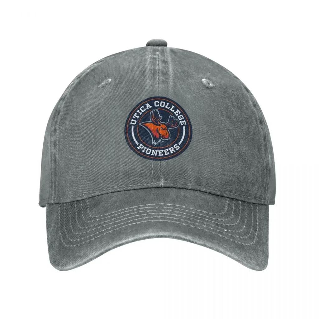 Utica College - Circle Baseball Cap Custom Cap Big Size Hat For Girls Unisex's
