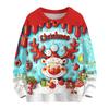 Women's Casual Long Sleeve Woolen Christmas Sweatshirt Fall  Vacation Long Sleeve Pullover