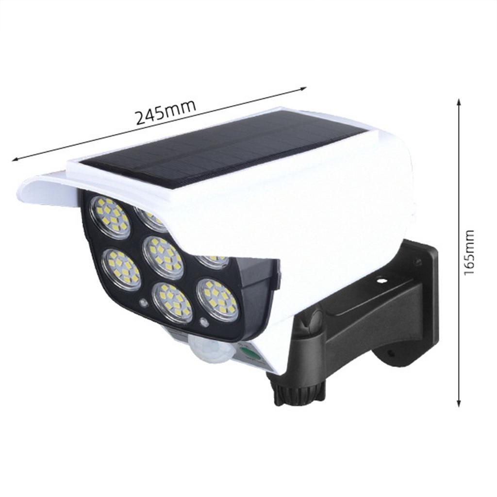 Solar Outdoor Lighting Simulation   LED Fake Camera Wall Lights Surveillance Anti-burglary Anti-theft