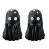 Hot New Arrival Cute Ghost Sculpture with Middle Finger Mini Halloween Desk Decor Funny Creative Novelty Gift for Office